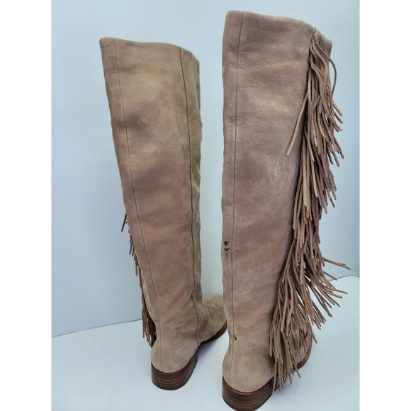 SAN EDELMAN "Josephine " tall boots with tassels size 5M - Picture 5 of 16